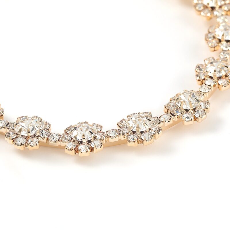 JIJIAWENHUA Neue Luxus Imitation Ring-förmigen Strass Ohrringe Damen Modeschmuck Boho Serie Maxi Ohrringe Zubehör – Bild 4