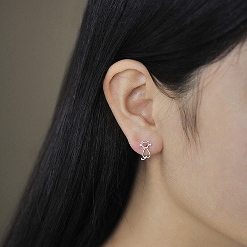 Mini Planeten Geweih Halloween Geist Ohr Studs Nicht-allergischen Nette Kleine Piercing Ohrring Tiny Ohr Schmuck für Frauen Mädchen Geschenk – Bild 2