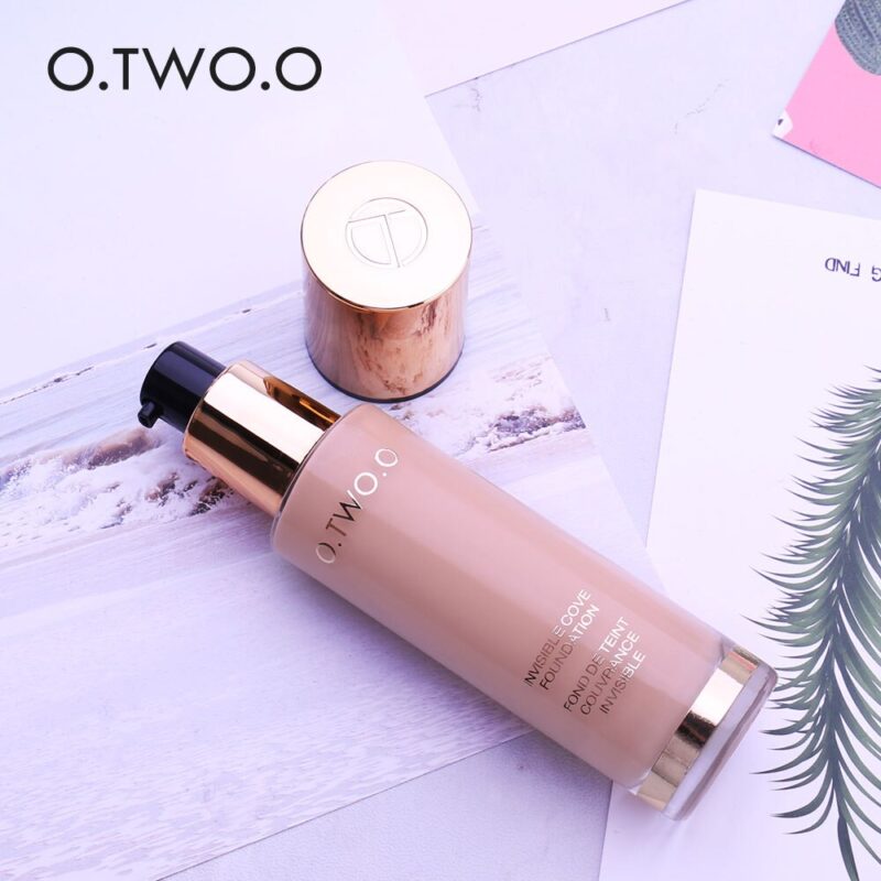 O.TWO.O Flüssige Foundation Unsichtbare Volle Abdeckung Machen Up Concealer Bleaching Feuchtigkeitscreme Wasserdicht Make-Up Foundation 30 ml – Bild 6