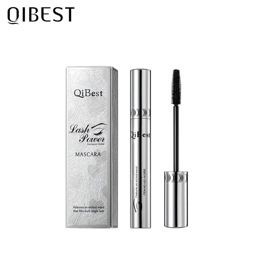 QIBEST Schwarz Mascara Wimpern Mascara 4D Seidige Wimpern Verlängerung Wimpern Make-Up Wasserdicht Mascara Volume Eye Kosmetik – Bild 6