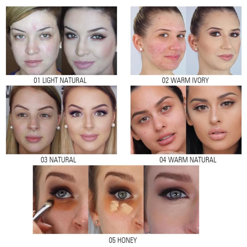 SACE DAME Flüssigkeit Concealer Creme Make-Up Volle Abdeckung Augen Dunkle Augenringe Machen Up Gesicht Corrector Basis Primer Kosmetik Großhandel – Bild 4