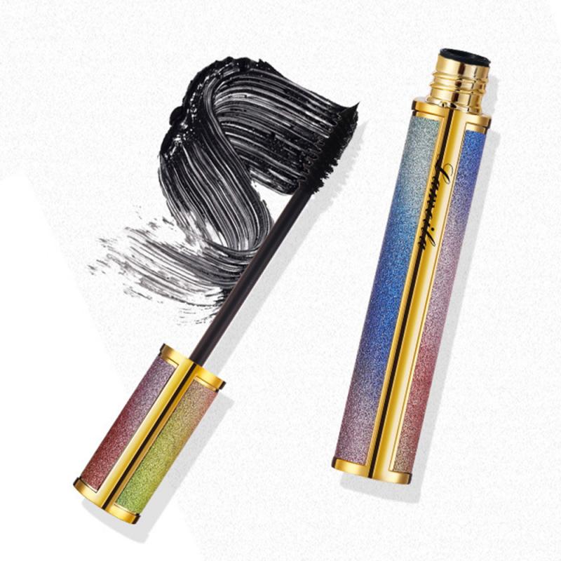 Seide faser mascara wasserdicht quick dry natürliche weiche lange wimpern make-up mascara schwarz dicken wimpern kosmetik wimpern creme – Bild 5