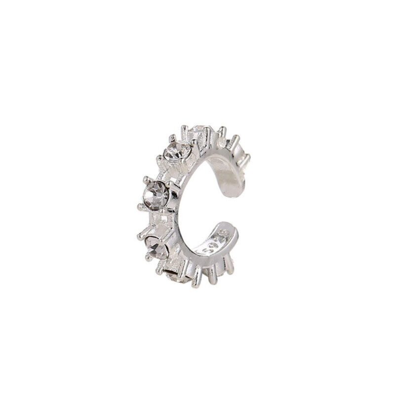 SexeMara Gold Farbe Clip Ohrringe Ohne Ohr Piercing Brinco Ohr Manschette Auf Ohrringe Für Frauen Kristall Schmuck boucle d oreille – Bild 6