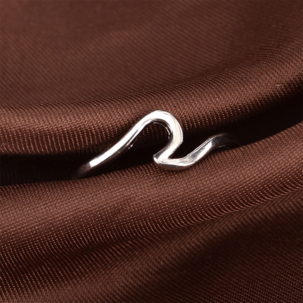 Welle Ring Trendy frauen Ring Bohemian Ringe Für Frauen Hochzeit Ringe Engagement Ringe Party Strand Schmuck Accessori – Bild 5